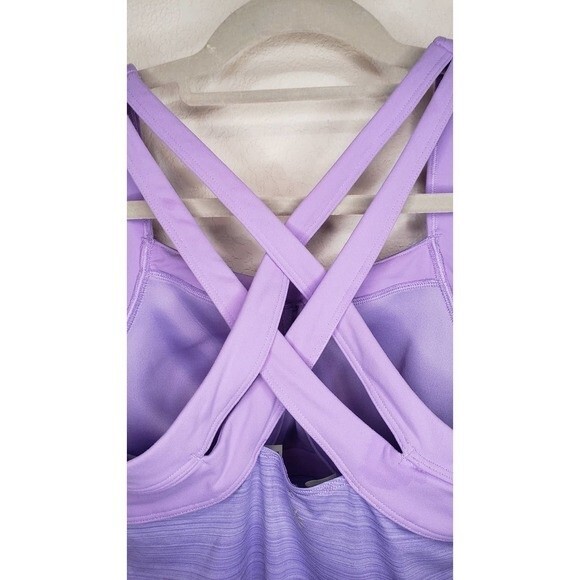 Athleta Purple Cross-Back Sports Bra Tank - S - Picture 5 of 11